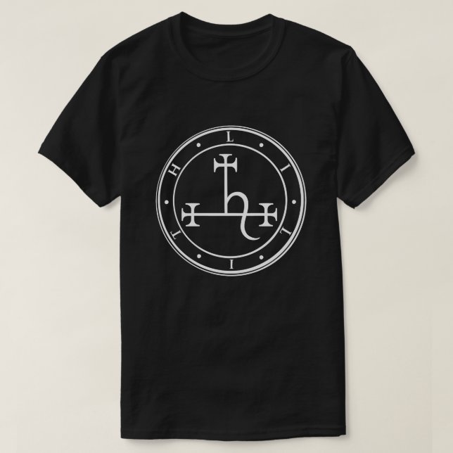 Lilith Sigil. Camiseta de la diosa de la luna oscu (Diseño del anverso)