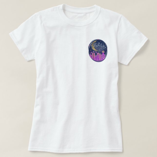 Lilly in the City - Camiseta con el logo de la fam (Diseño del anverso)