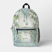 Lily acuarela de la mochila del valle Cortar bolsa