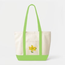 Lily amarilla, Monograma de la dama de honor bolsa