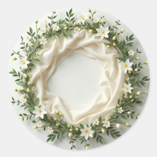 Lily Bridal Wreath Pegatina