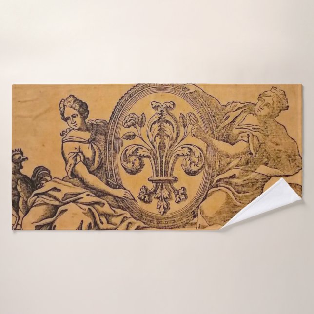 Lily de la Antigua Viña de Francia (Toalla de baño)