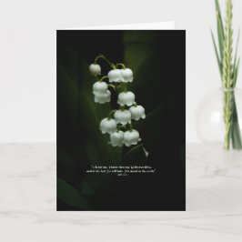 Lily de la Tarjeta de Saludo de Pascua/Cristiano d