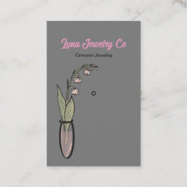 Lily de la tarjeta de visita de la joyería del val