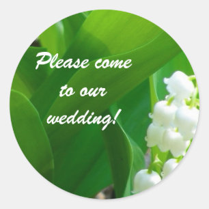 Lily de los Pegatinas de la Boda del Valle