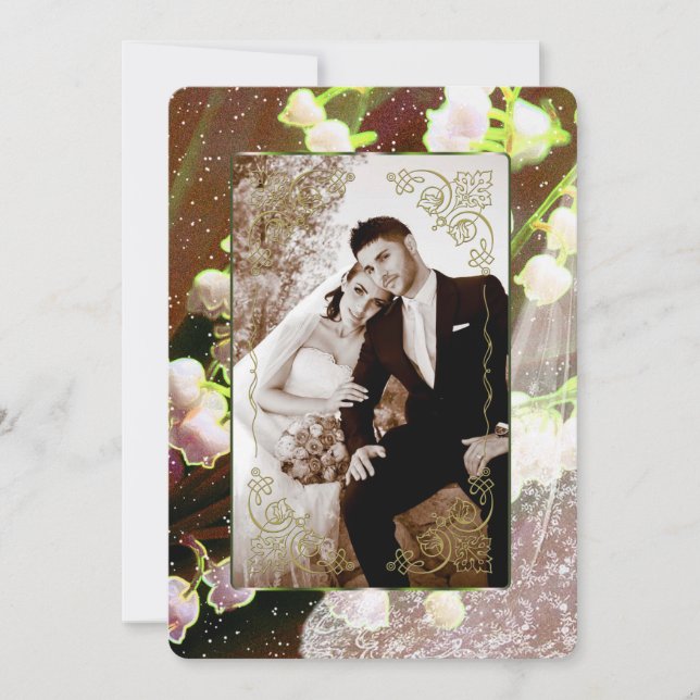 Lily del Valle ~ Colección de Invitaciones de Boda (Anverso)