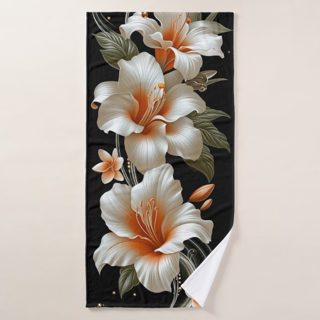 Lily Flowers (Toalla de baño)