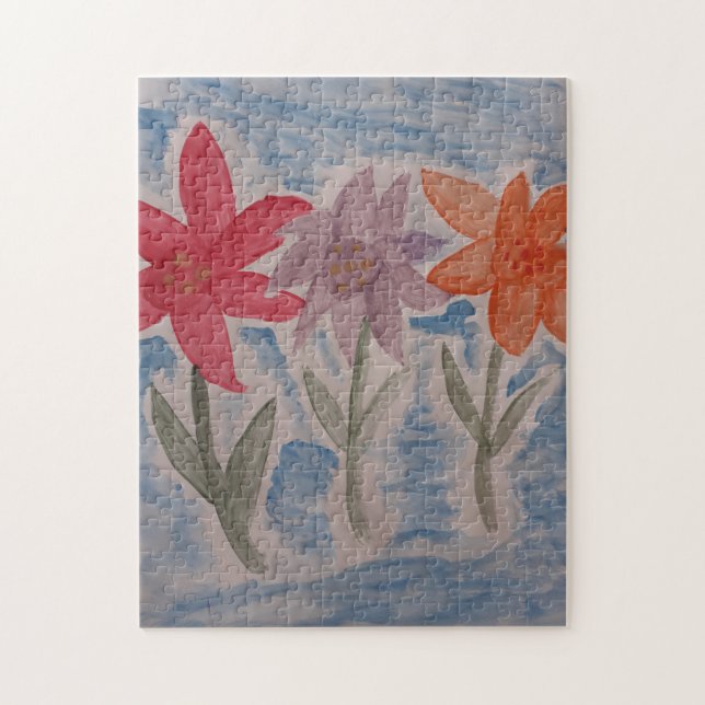 Lily Flowers Jigsaw Puzzle (Vertical)