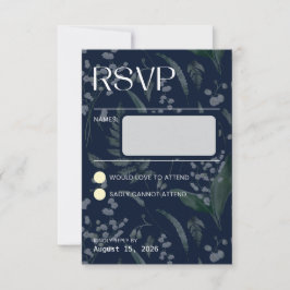 Lily of the Valley - Blue Collatation RSVP