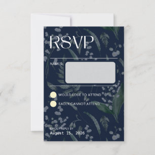 Lily of the Valley - Blue Collatation RSVP
