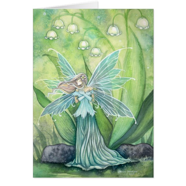 Lily of the Valley Fairy Card (Frente)