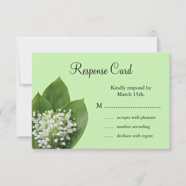 Lily of the Valley RSVP (Anverso)