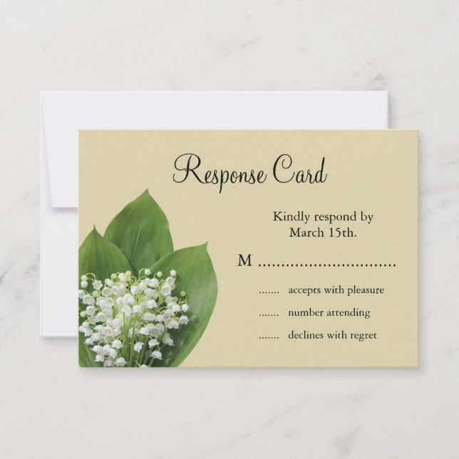 Lily of the Valley RSVP (Anverso)