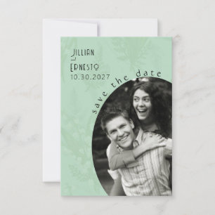 Lily of Valley Sage Green Save the Date