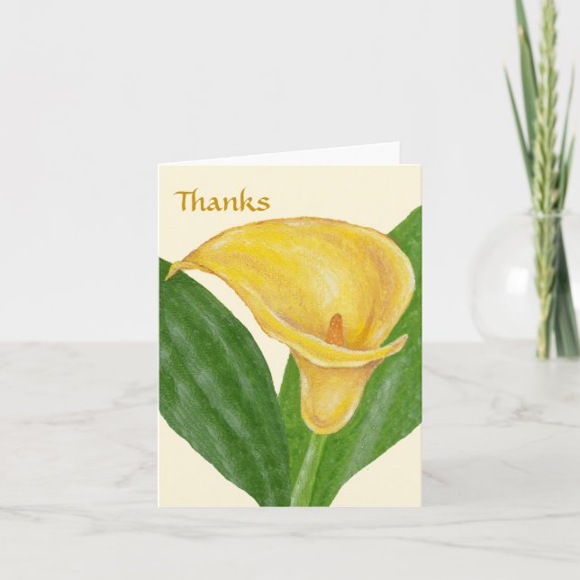 Lily, tarjeta de agradecimiento (Anverso)