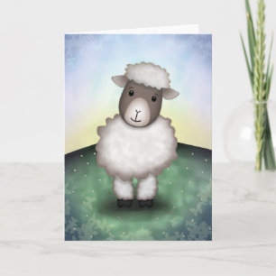 Lily the Lamb - Tarjeta de saludo