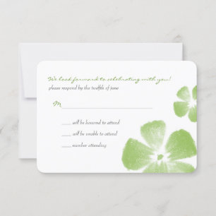Lima Acuarela Flores Tropicales Boda RSVP