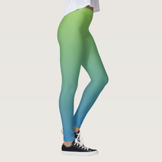 Lima - leggings con gradiente azul (Derecha)
