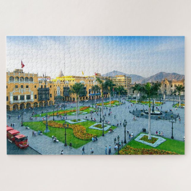 Lima, Perú: Rompecabezas fotográfico de Jigsaw (Horizontal)