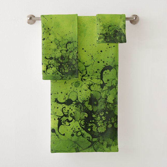 Lima Verde Grunge con Acentos Negros (In situ)