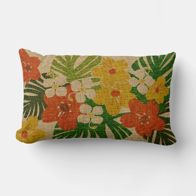Limahuli Garden Almohadas Lumbares Florales Hawaia (Anverso)
