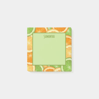 Lime Center Lemon Naranja Citrus Notas Post-it