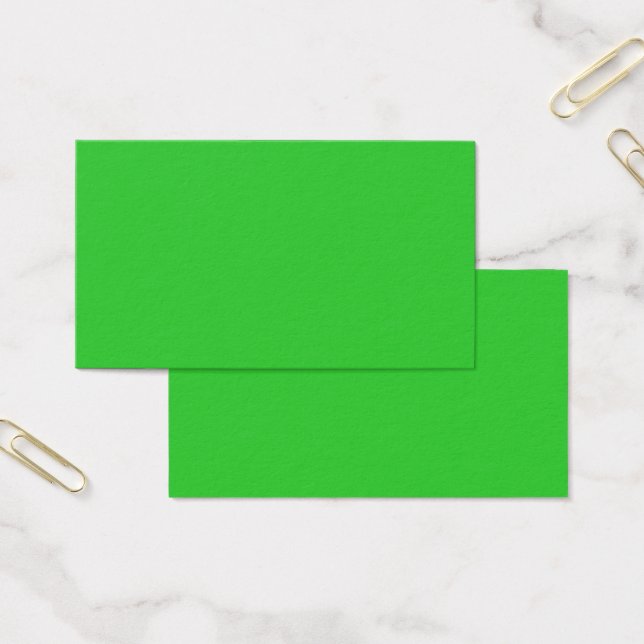 Lime Green Business Card (Oficina)