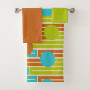 Lime Green, Cinnamon Brown, Turquesa Rectángulos B