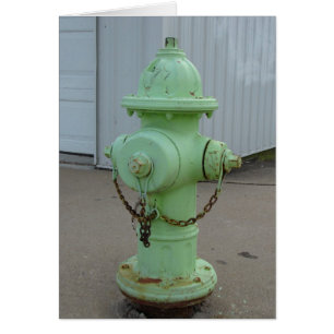 Lime Green Fire Hydrant