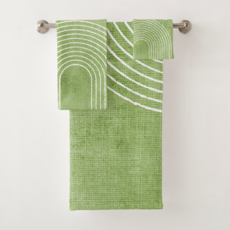 Lime Green Linen Minimalista