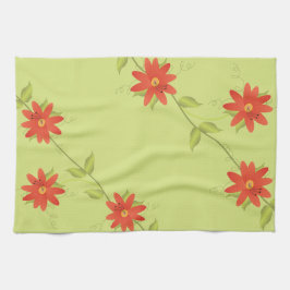 Lime Naranja de toalla de mano