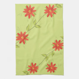Lime Naranja de toalla de mano