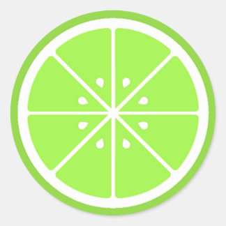 Lime Slice Pegatina