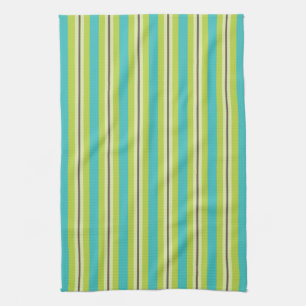 Lime Stripes Kitchen Toalla