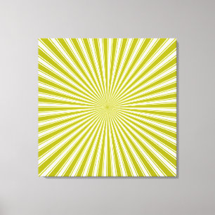 Lime y White Funky Resumen Arte Lienzo envuelto