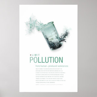 Limitar la contaminación: Posters de principios de