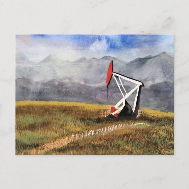 LÍMITE DE ALBERTA, POSTAL (Anverso)