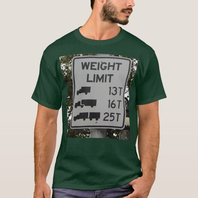Límite de peso camiseta (Anverso)
