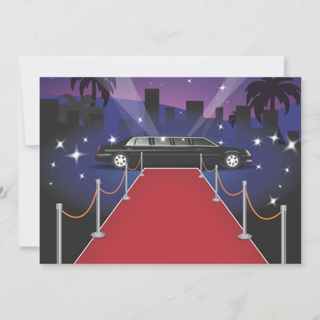 Limo de celebridades en la alfombra roja (Anverso)