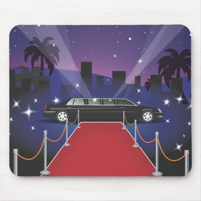 Limo de celebridades en la alfombra roja (Frente)