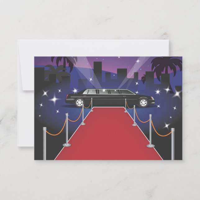 Limo de celebridades en la alfombra roja (Anverso)