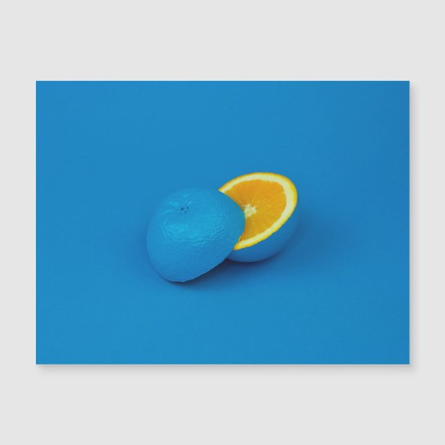 limón azul cortado en dos mitades (Anverso)