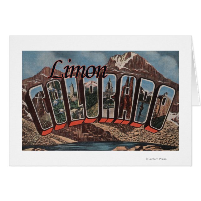 Limón, ColoradoEscenas de letras grandesLimón, CO (Anverso (Horizontal))