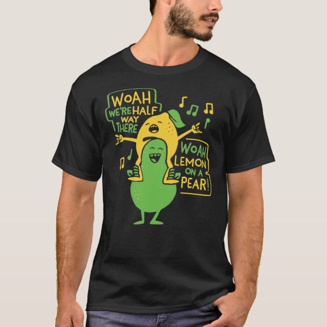 Limón en una camiseta esencial (Anverso)