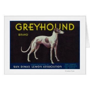 Limón LabelSan Dimas, CA del galgo