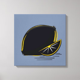 Limón Oscuro – Arte Gráfico Minimalista