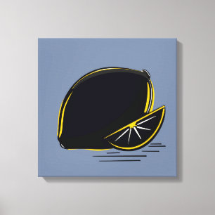 Limón Oscuro – Arte Gráfico Minimalista