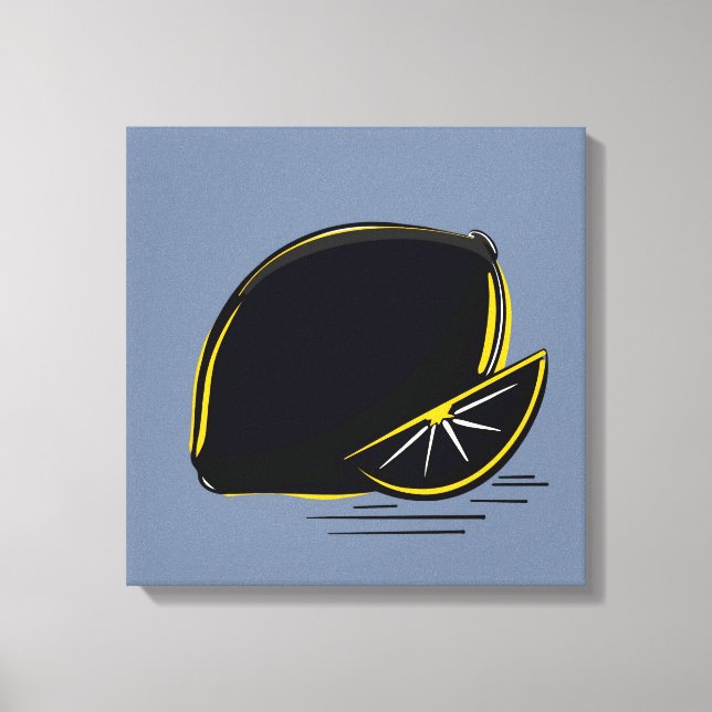 Limón Oscuro – Arte Gráfico Minimalista  (Anverso)