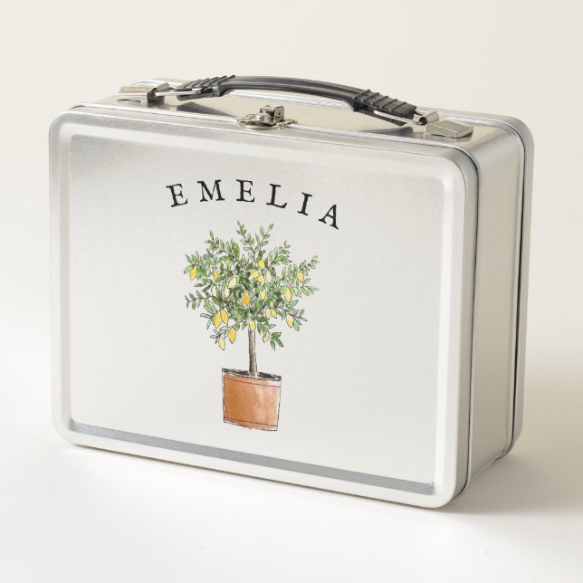 Limón personalizado árbol (Anverso)