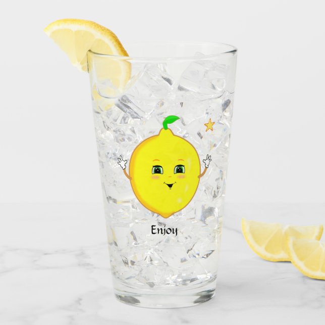 Limon y Estrella Personalizados Lindos (Anverso (hielo))